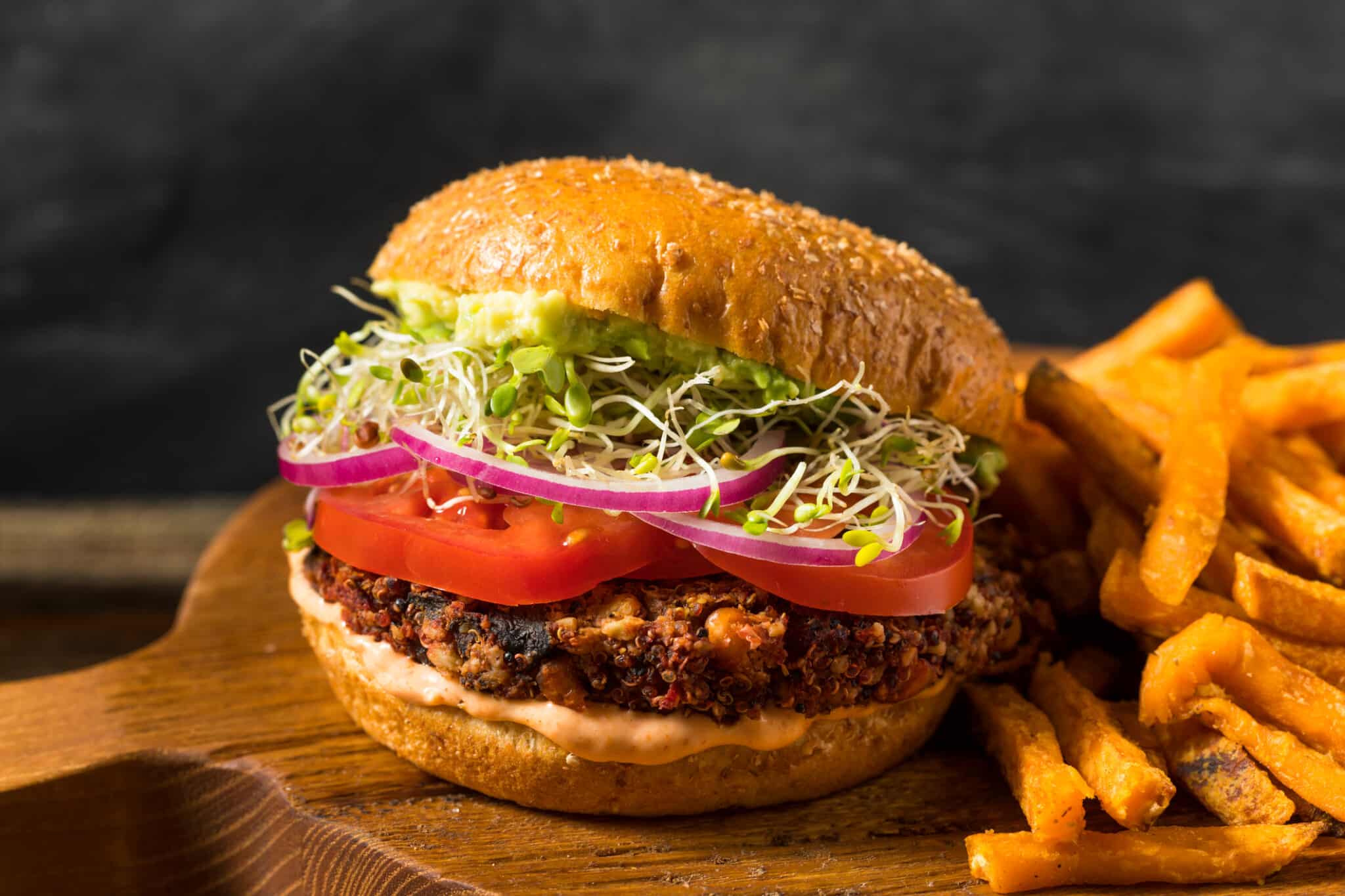 Imagen relacionada con Hamburguesa Vegana