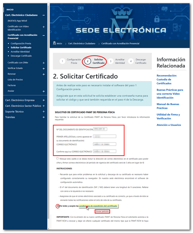 Imagen relacionada con Conseguir Certificado Digital